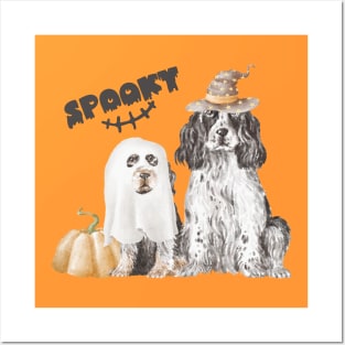 Spooky Halloween Dog Posters and Art